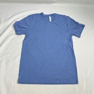 Bella Canvas Men's M Blue Heather Crew Neck T-Shirt NWT Blank 100% Cotton